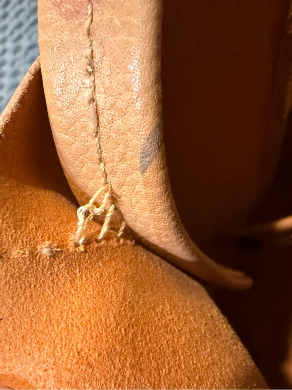 Ampersand as Apostrophe leather genuine leather tote bag - Picture 10 of 10